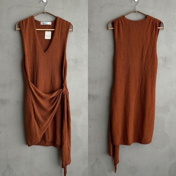 FREE PEOPLE FP Beach Poppy Sweater Mini Dress - Picture 2 of 10